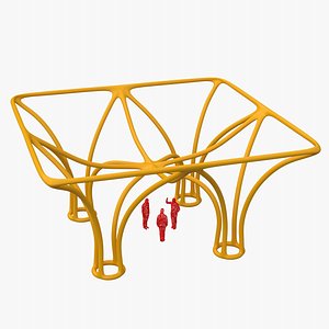 Organic Pavilion Parametric Structure 01 model