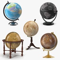 World Globes with Stand Collection 3