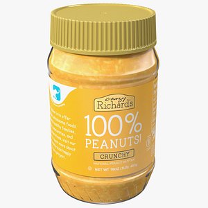Crazy Richard Crunchy Peanut Butter 3D model