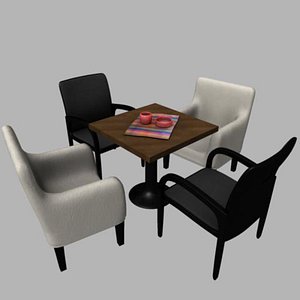 Table and chairs