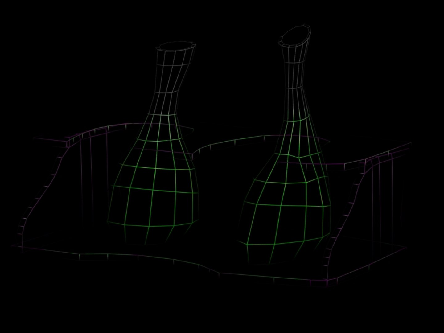 Beakers Rack 3d Max