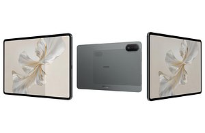 Honor Pad 9 Pro Star Gray Low Poly 3D model