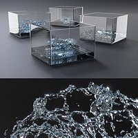 Liquid Explosion Splash Set For Blender