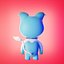 Cartoon Mysho Cat 3D model