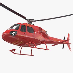 Aviation Services Helicopter Eurocopter AS355 Rigged