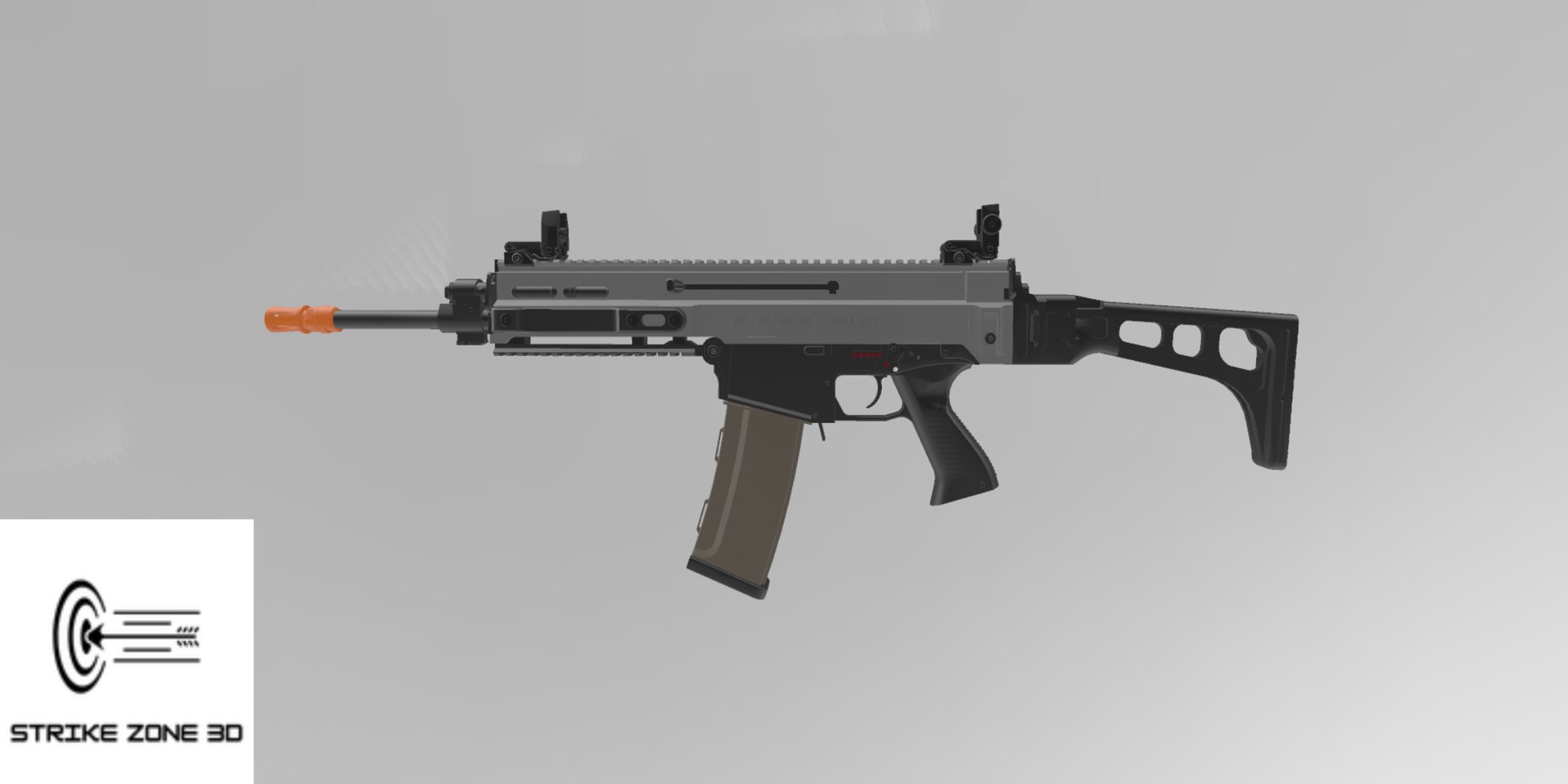 P-Z 805 Brem 3D Print Toy Gun 3D Model - TurboSquid 2315901