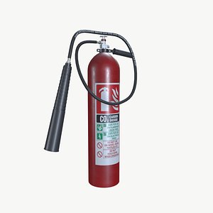 CO2 Fire Extinguisher 3D