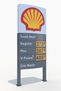 Shell Gas Station Totem 1