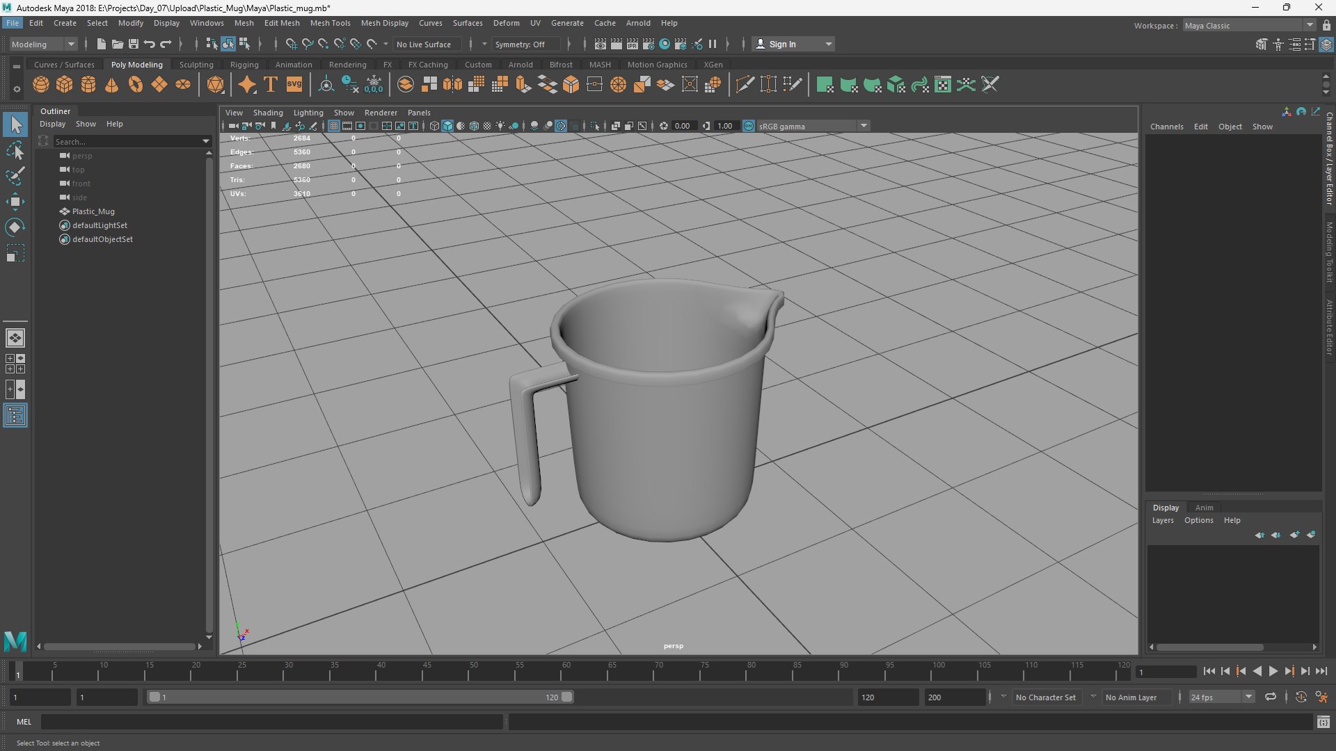 Plastic Mug Model - TurboSquid 2282674