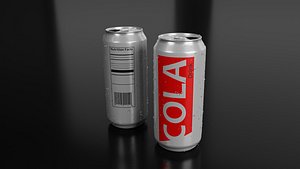 cola soda pop 3D model