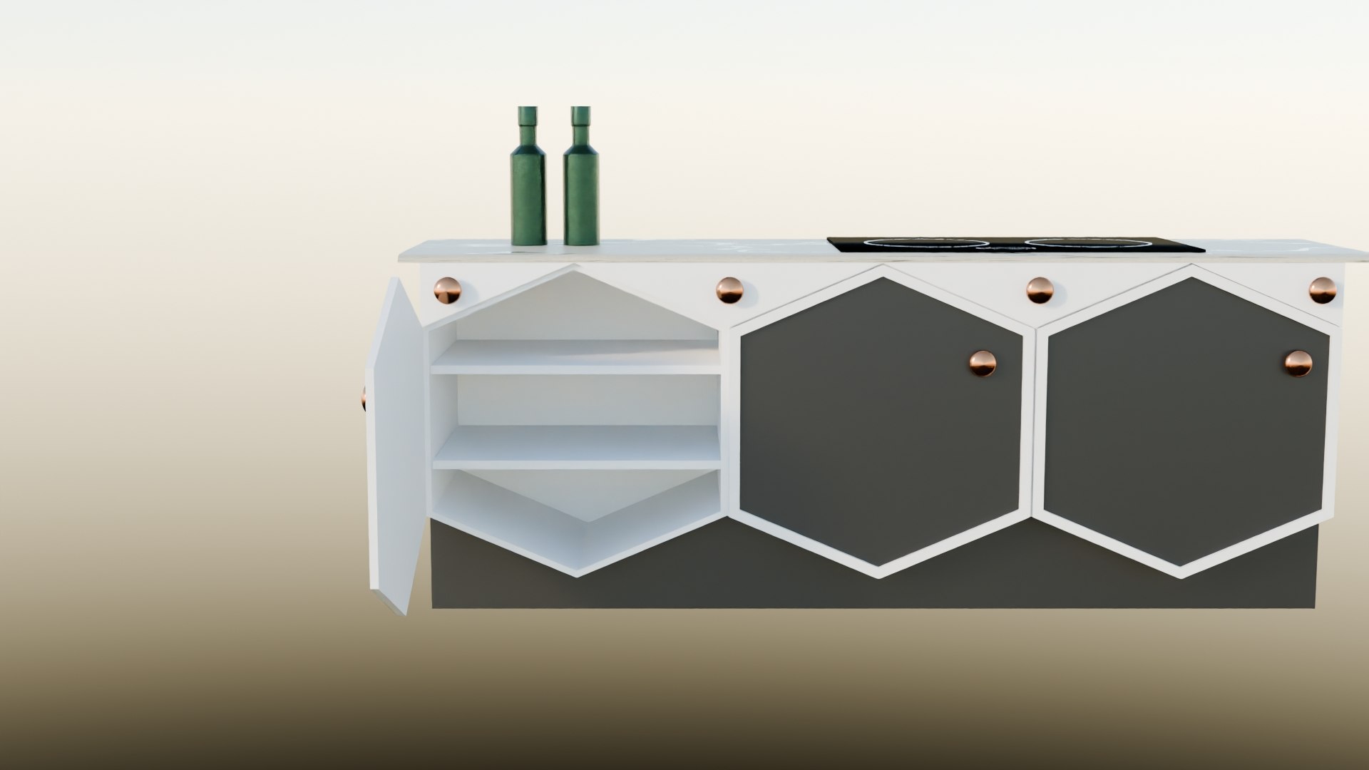 Modern Honeycomb Kitchen Cabinets 3D model https://p.turbosquid.com/ts-thumb/Qi/jHCwWX/uf/kitchen2/jpg/1783700766/1920x1080/fit_q87/c0ae626536c78a6e5b134cfbd39153a1ab14b427/kitchen2.jpg