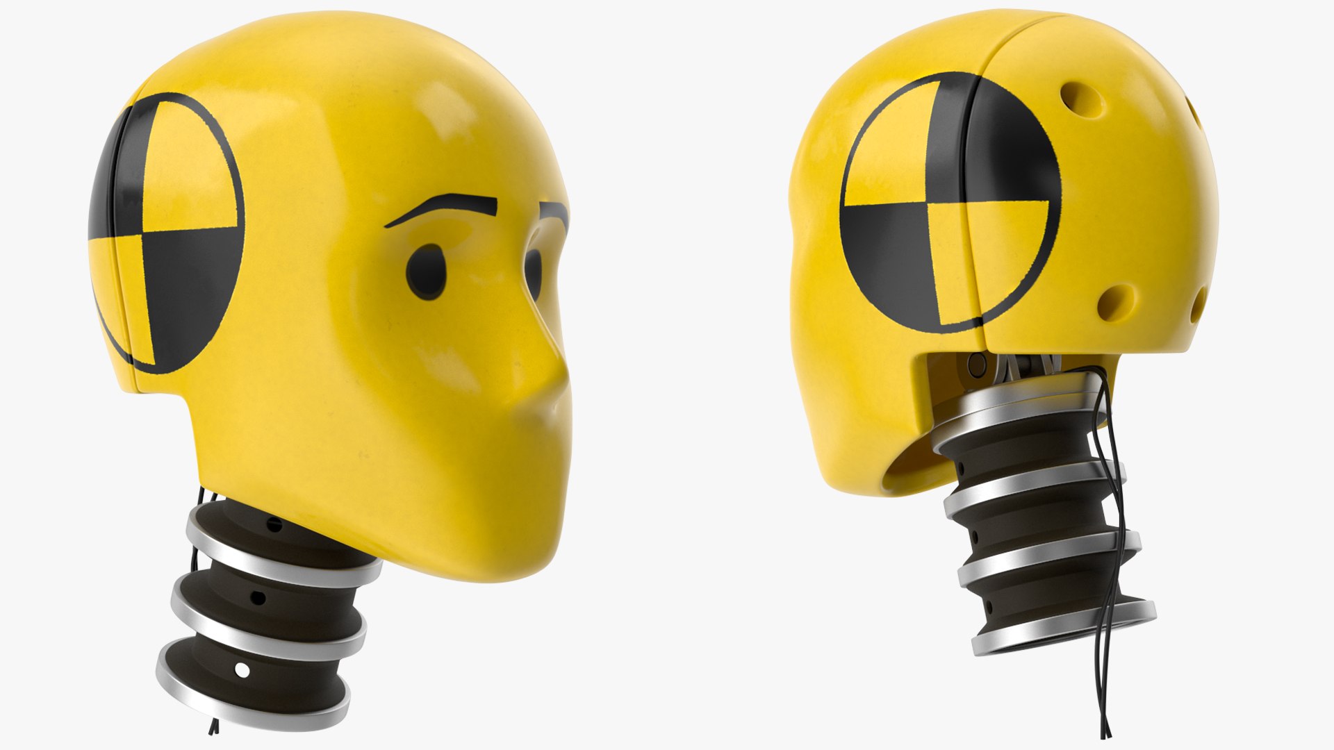 Crash Test Dummy Head 3D - TurboSquid 2395951