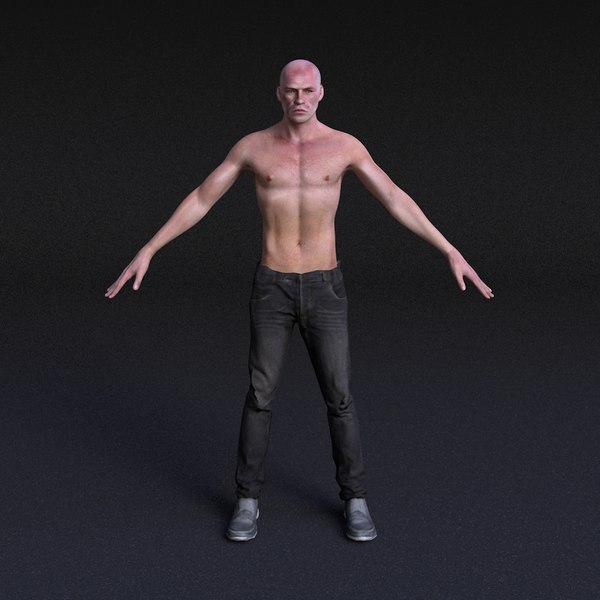 3d character male - rigged