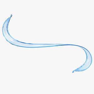 3D Elegant Curved Splash 08