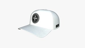 Cap A04 White - Character Fashion Design 3D