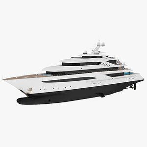 3D model Nova Superyacht Dynamic Simulation