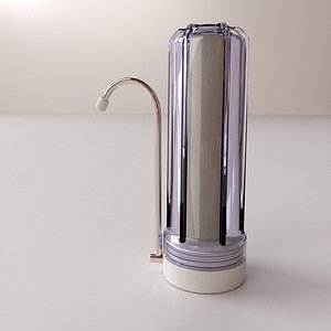 Countertop Drinking Water Filter 3D model