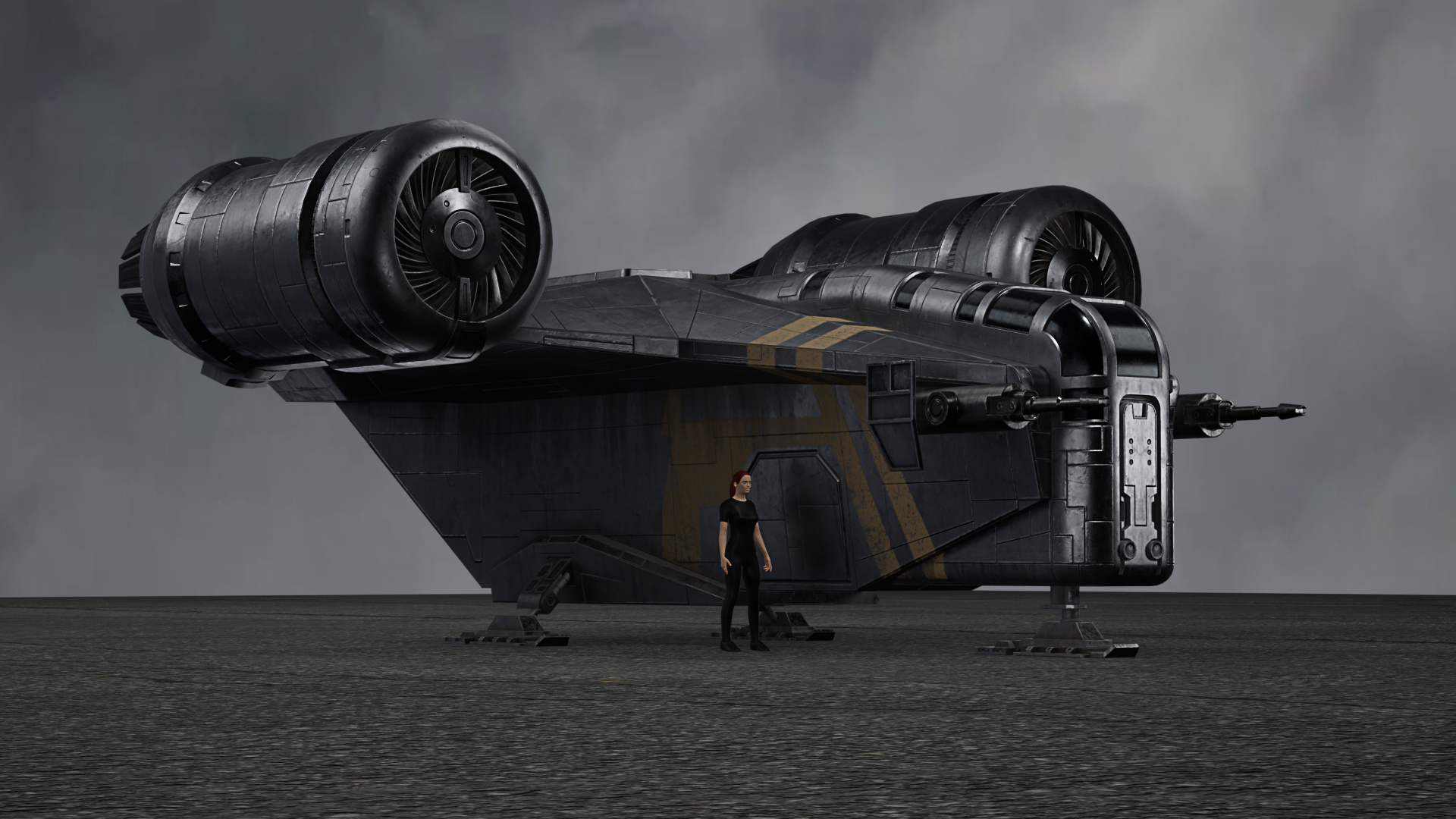 Razor Crest 3D model TurboSquid 1733296