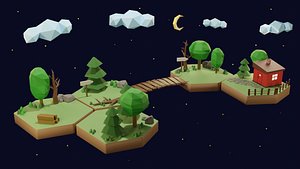 Islands 3D model