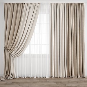 Curtain 336 3D model