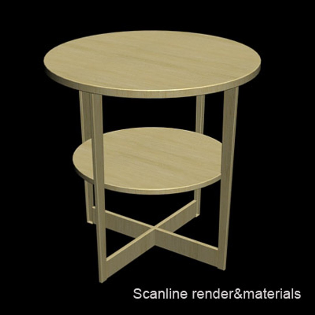 Ikea Vejmon Table 3d Model