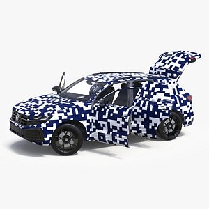 Volkswagen Touareg 2024 Blue and White Rigged