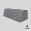 Concrete Curb - 18 inches