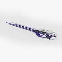Magical style cold weapon multi-stage sword