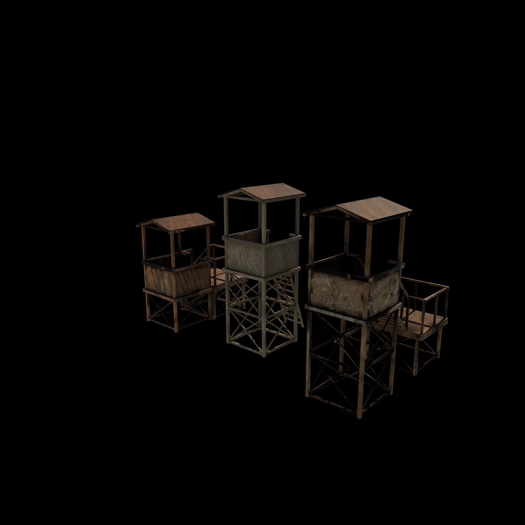 3D Military Guard Tower 3D model model https://p.turbosquid.com/ts-thumb/Qj/Aqp96Z/CK/militaryguardtowertexture_12/jpg/1752834004/1920x1080/fit_q87/20ef28ff51099c45fbbdfcaf78ec453bc84de9ef/militaryguardtowertexture_12.jpg