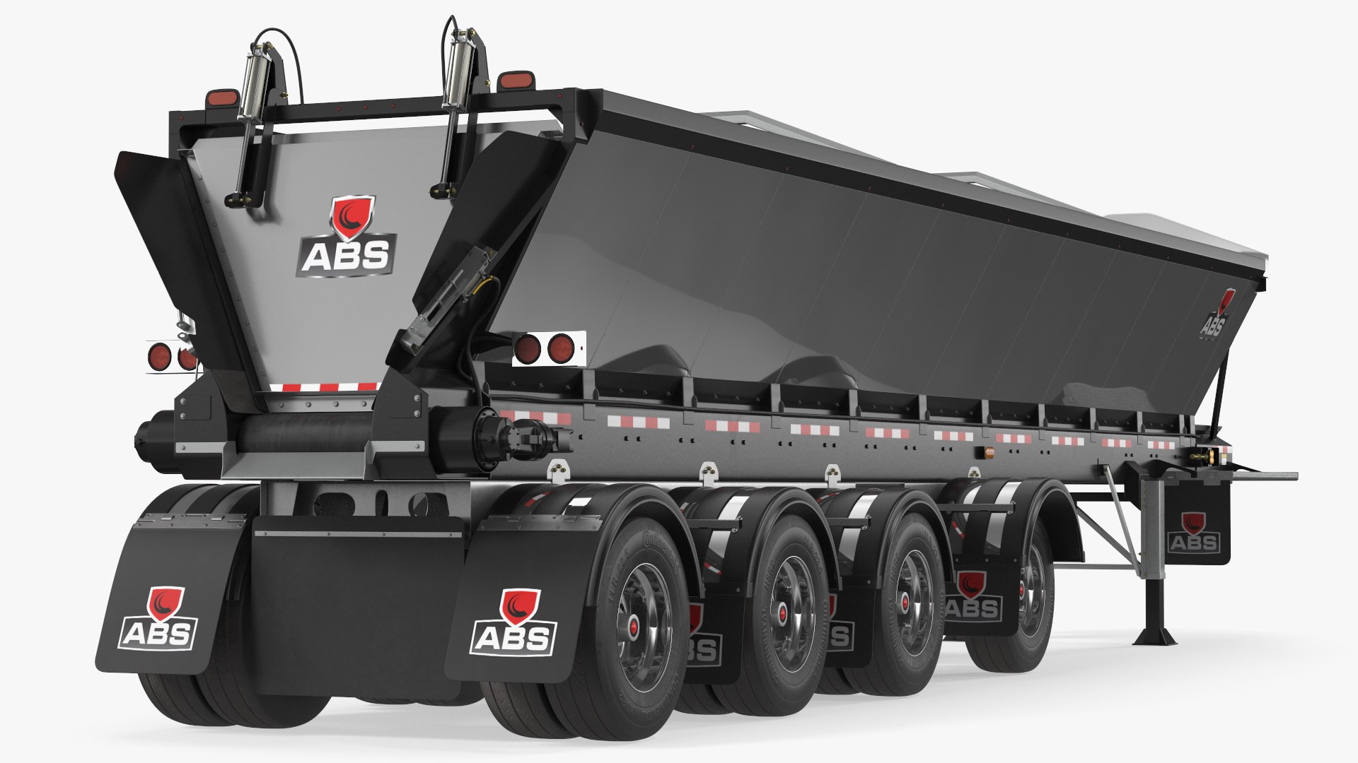 Bottom Trailer ABS LRC Rigged 3D model preview