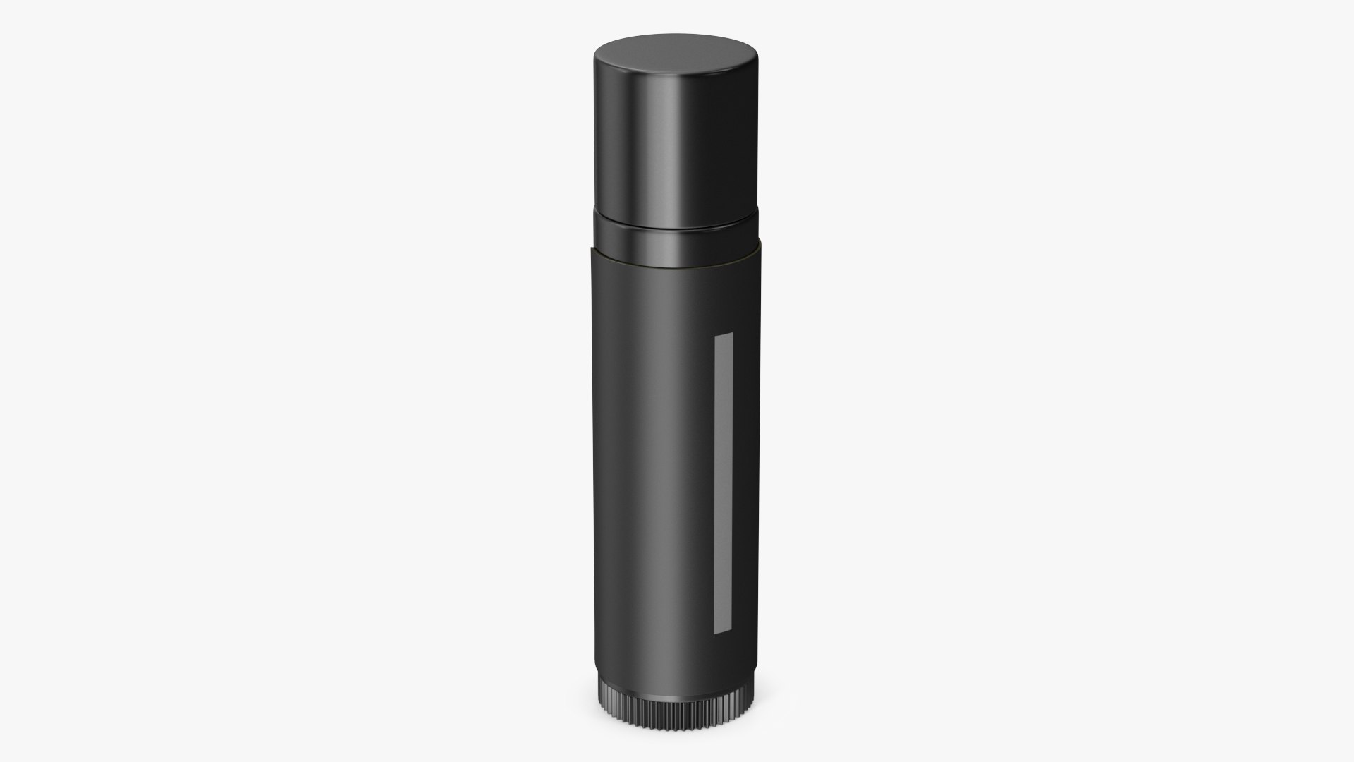 Lip Balm Black 3D model preview