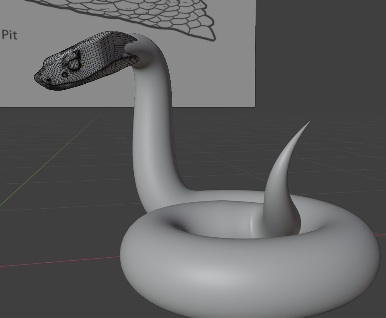 3D Snake Base Mesh Model - TurboSquid 2407832