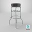 Retro  Bar Stool Tall Chair