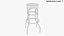 Retro  Bar Stool Tall Chair