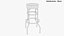 Retro  Bar Stool Tall Chair