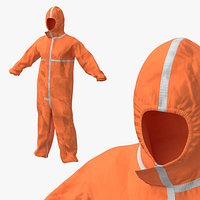 Industrial Isolation Coverall Orange