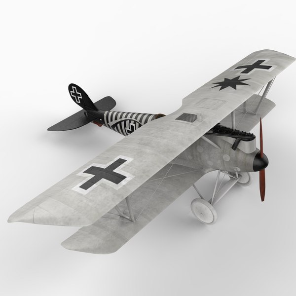 3d model pfalze d iiia fighter