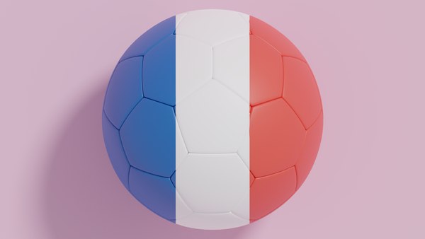 3D Flag Soccer Ball Collection 4 model