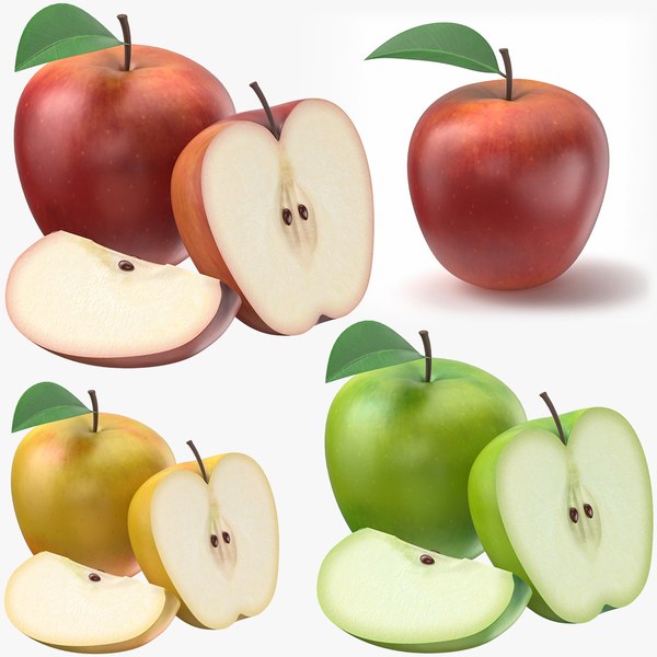 Apples Collection 3D