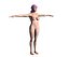woman rigged 3D model