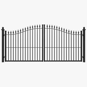 3D model gates 3