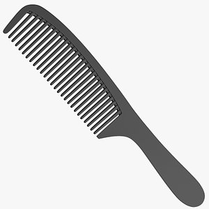 3D Hair Comb 3D Model