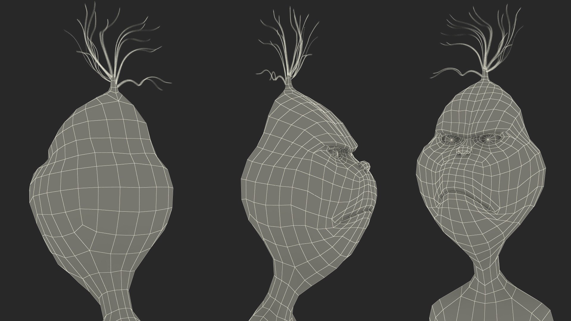 The Grinch Cartoon Character With Fur Model - TurboSquid 2115214