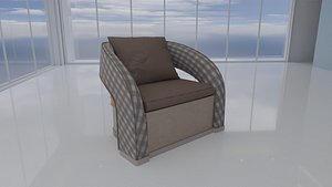 3D Regal Comfort Retreat Couch model