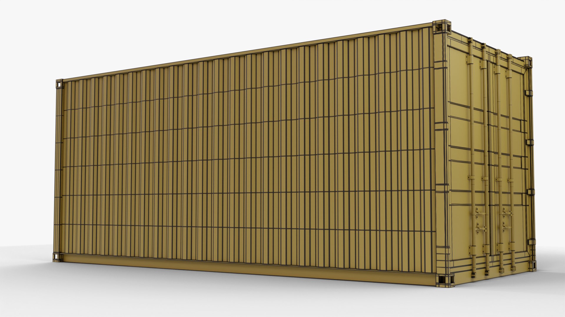 3D 20Ft Cargo Container - Green https://p.turbosquid.com/ts-thumb/Qj/auxrI0/y4/wireframe_5/jpg/1670315805/1920x1080/fit_q87/a25d7656bd1772740379533426598510c90fdb07/wireframe_5.jpg