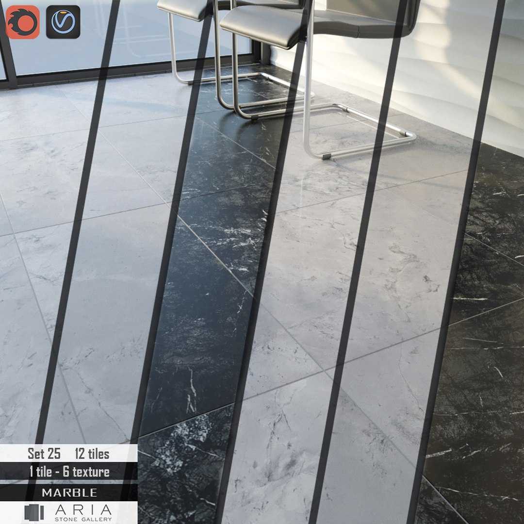 3D Tile Aria Stone Gallery Model - TurboSquid 1239013