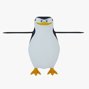 3D The Penguins of Madagascar model