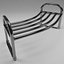 Curved Backless Bench