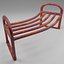 Curved Backless Bench