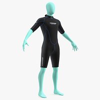 Man Wetsuit Cressi Shorty Version
